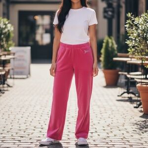 Juicy Couture Fuchsia Y2K Track Pants